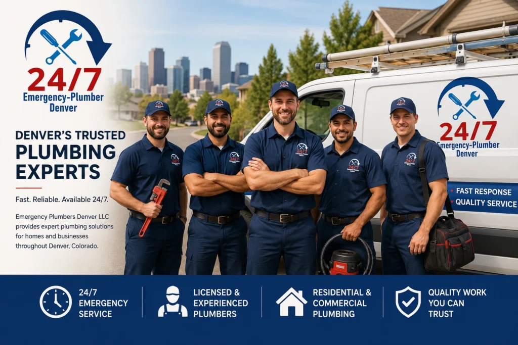 Professional Emergency Plumbers Denver LLC team serving homes and businesses in Denver, Colorado